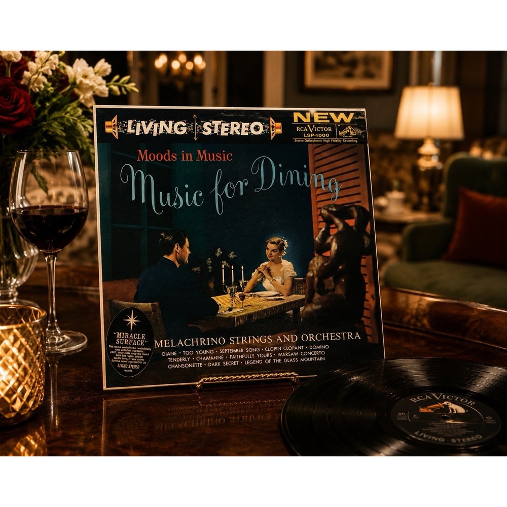 Melachrino Strings Music For Dining RCA Victor LSP-1000 Living Stereo LP Record
